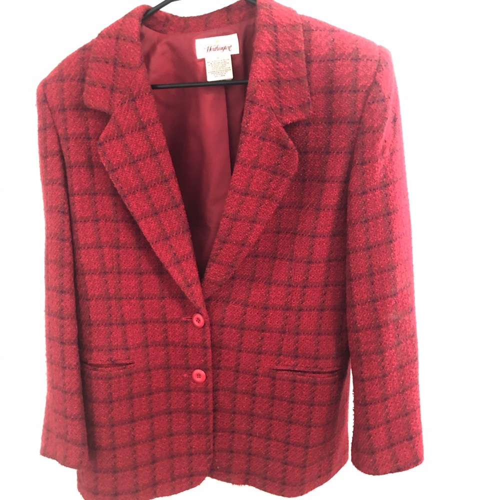 Red blazer
